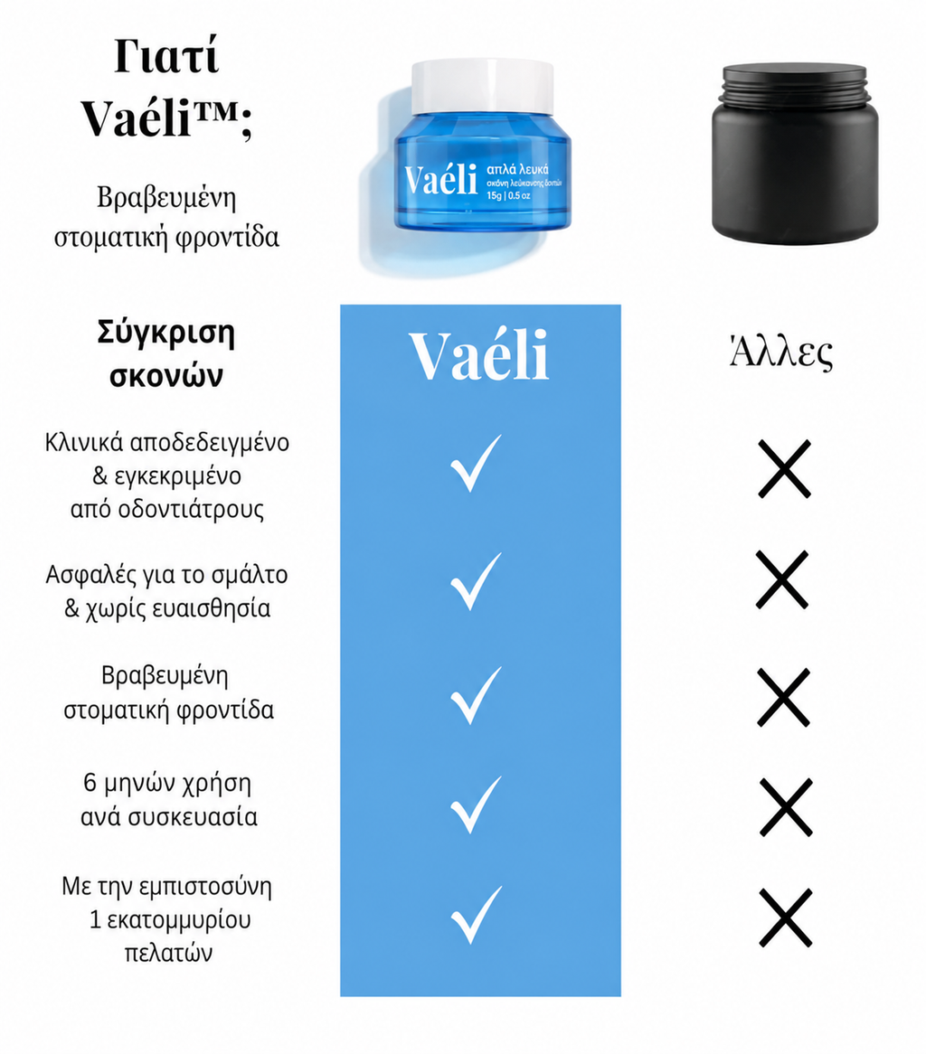 Vaeli — Избелваща пудра за зъби